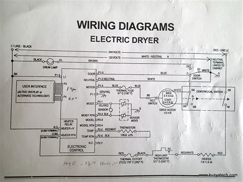 Wiring diagram for a whirlpool dryer - or a pole or wire with a feather duster or rag attached, to clean out lint. •Be sure the flapper on the outside end of vent moves freely. •When cleaning is complete, be sure to follow the Installation Instructions supplied with your dryer for final product check. 4.Use the straightest path possible when routing the exhaust vent. Use